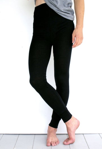 Black Bm Merino Long Johns