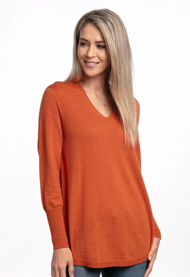 V shape neck on sale sweater