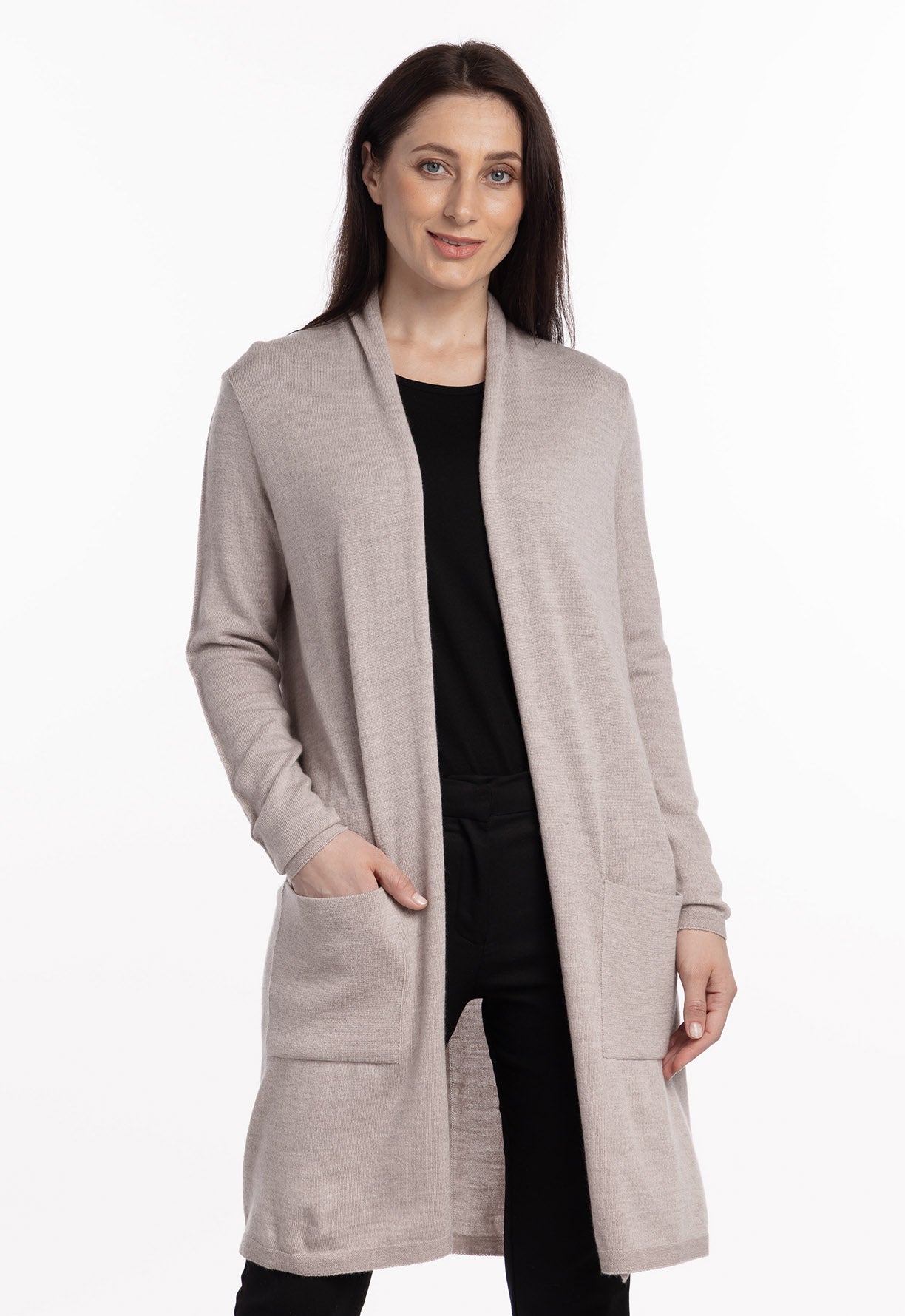 Merino longline cardigan hotsell