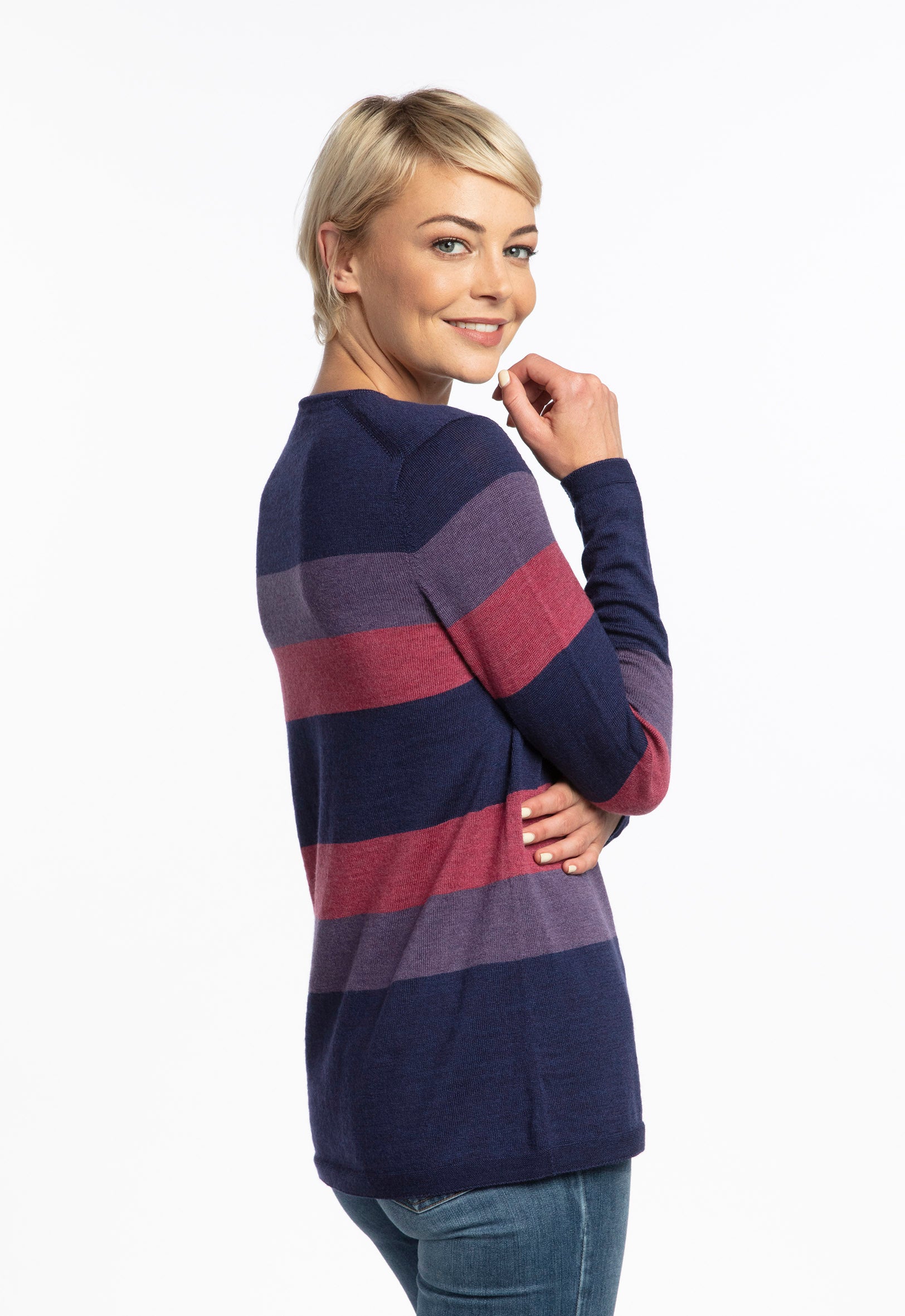 wide stripe sweater